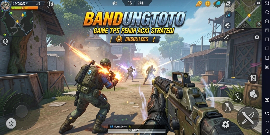 Tampilan gameplay seru dari BANDUNGTOTO dengan aksi TPS mendebarkan.