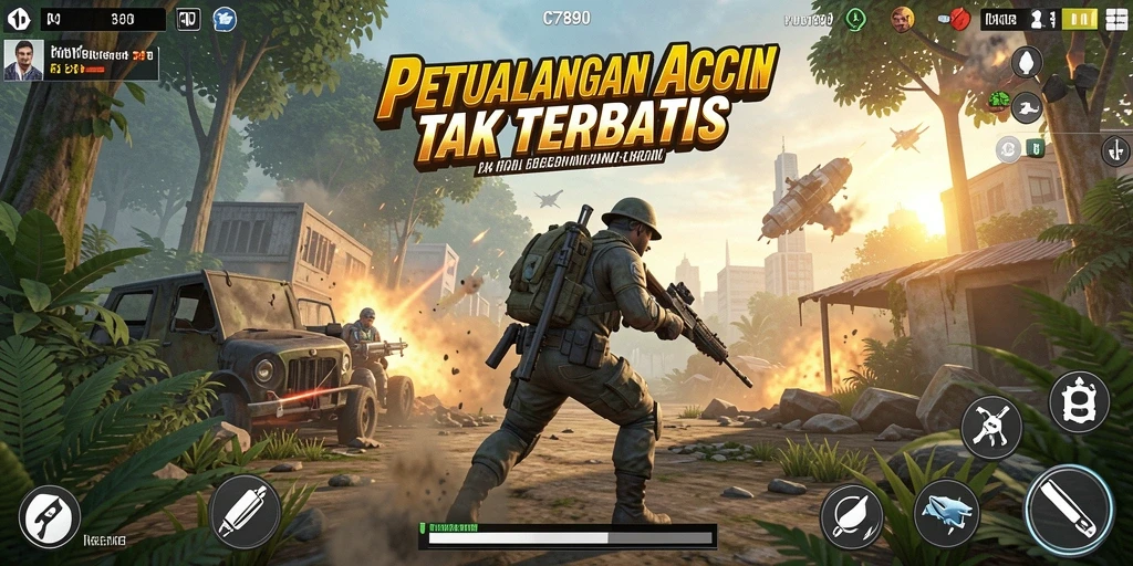 Tampilan dinamis dari gameplay <strong>C7890</strong> yang penuh aksi dan tantangan.