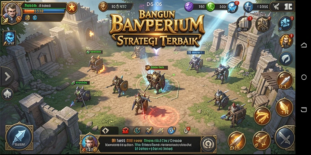 Menampilkan gameplay mendebarkan dalam membangun dan mengelola kerajaan.