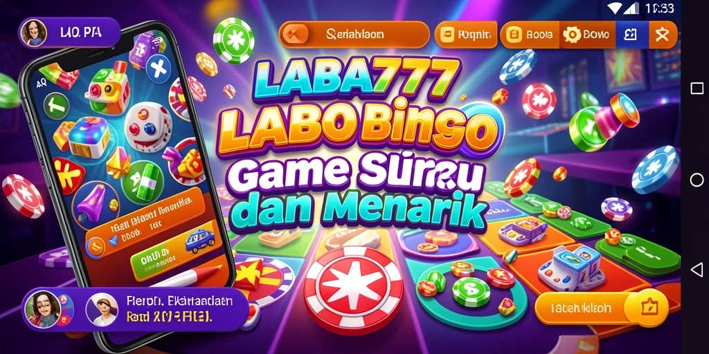 Tampilan gameplay menarik dari LABA777 Bingo.