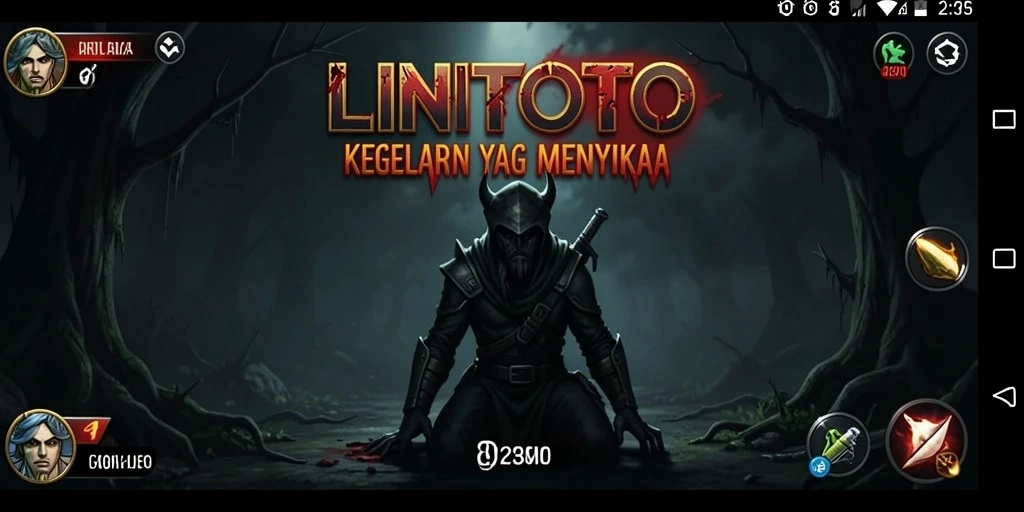 Tampilan gameplay menakutkan yang membuat adrenalin memuncak di LINITOTO.