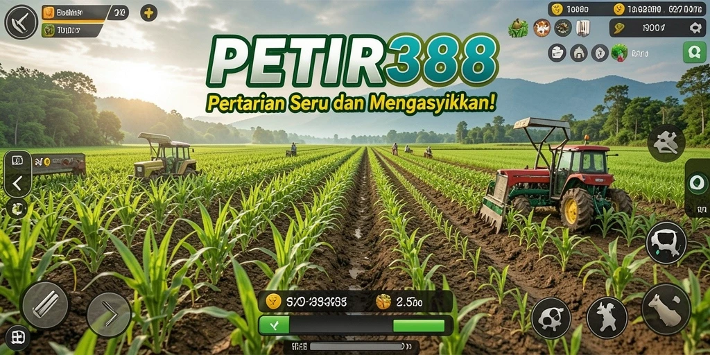 Screenshot gameplay PETIR388 menampilkan keindahan pertanian yang menawan.