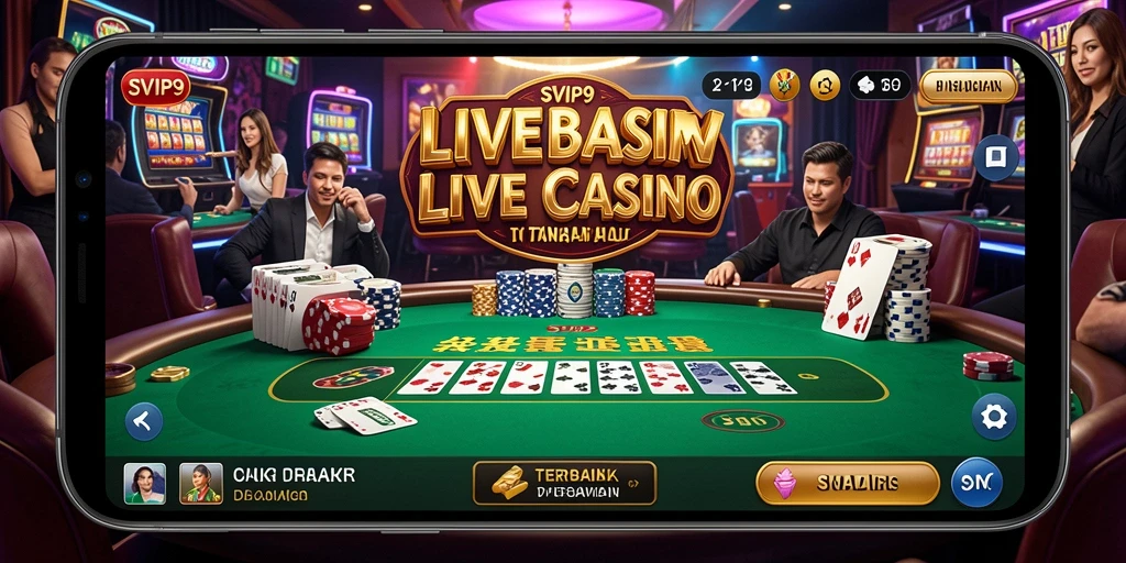 Tampilan gameplay <strong>SVIP9</strong> yang menarik dengan dealer langsung.