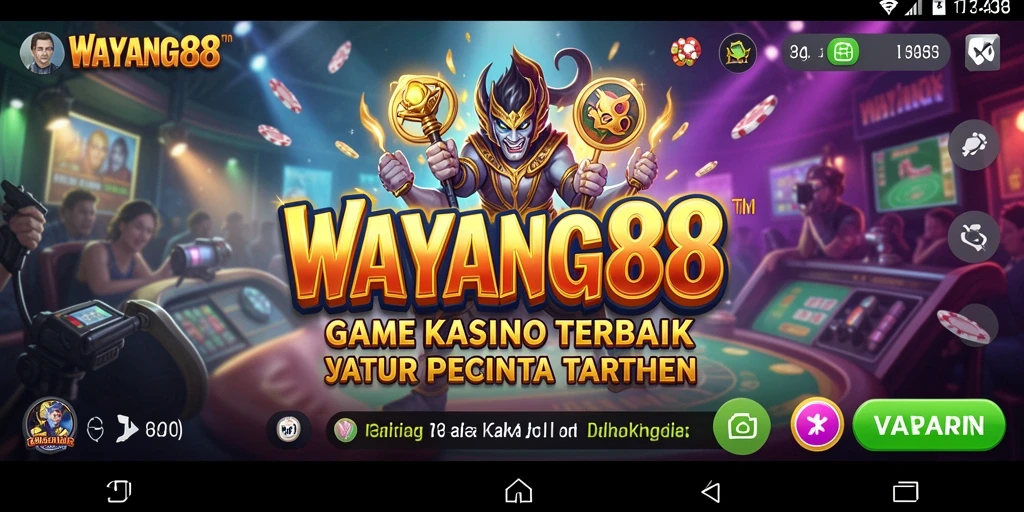 Tangkapan layar utama WAYANG88 yang menunjukkan gameplay Kasino yang menghibur.