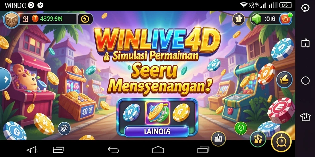Tampilan gameplay menarik dari WINLIVE4D yang memikat.