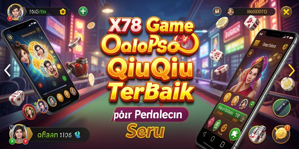 Tampilan gameplay X78 yang dinamis dalam permainan QiuQiu.